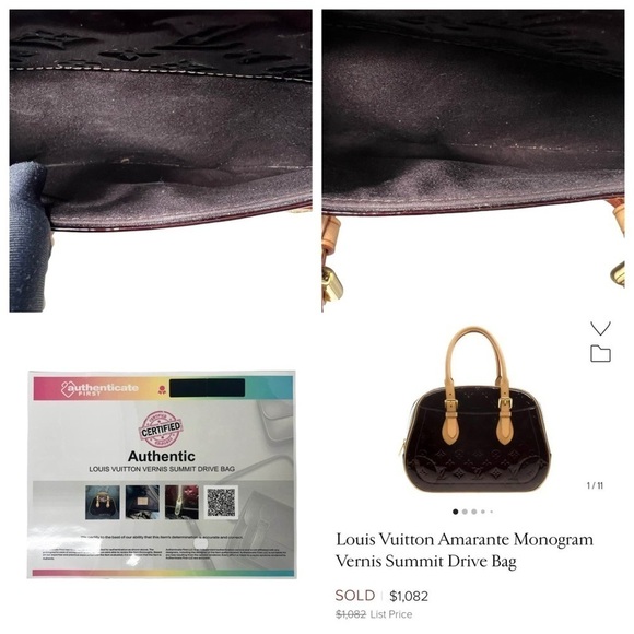 🔴SOLD🔴 LOUIS VUITTON • VERNIS SUMMIT DRIVE BAG - Picture 13 of 13